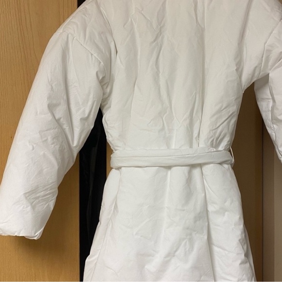 SKIMS COTTON DUVET DUVET ROBE MARBLE - Picture 2 of 6